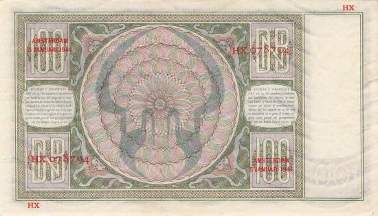 100 Gulden p51c 5.1.1944